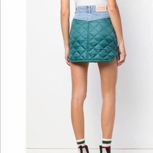Women’s Tommy Hilfiger Quilted Panel Denim Skirt